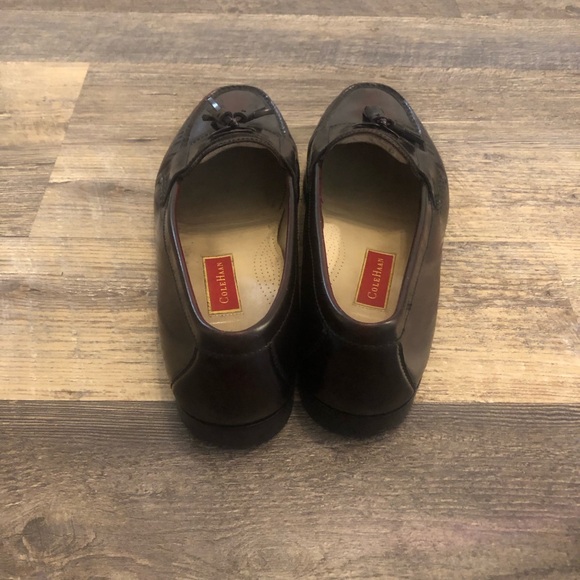 Cole Haan leather pinch tassel loafer burgundy pad insole leather sole 13 C EUC - Picture 7 of 12